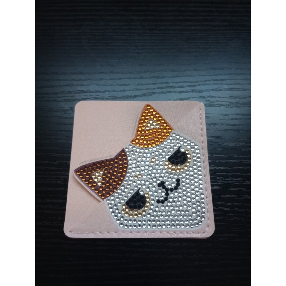 Diamond Painted Calico Cat Corner Bookmark